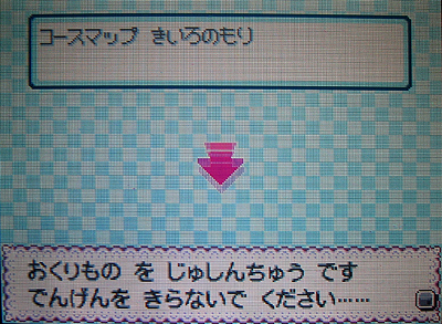 ポケットモンスター　ハートゴールド　コースマップ　きいろのもり ポケモン「ハートゴールド・ソウルシルバー」ポケウォーカーの特別