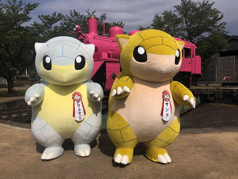 とっとり春のサンドまつり19 に行ってきました 若桜鉄道とサンド大使編 有栖のポケモン日記