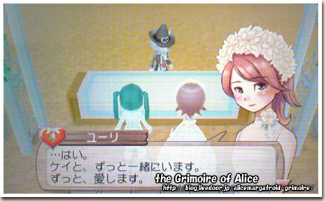 3DS 『牧場物語-はじまりの大地- ”結婚”』 : the Grimoire of Alice