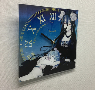 アクリル掛け時計_写真