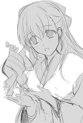 年賀2017_ラフ