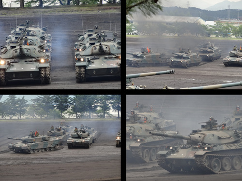 戦車発進