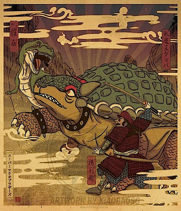 リンクは北条氏の一族だったのか 海外のイラストレーターが描いた浮世絵風ゲームキャラに対する海外の反応 エイリアンラボ