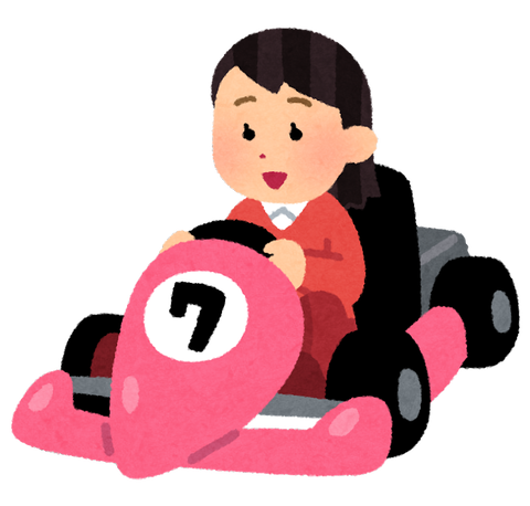 car_go_kart_woman