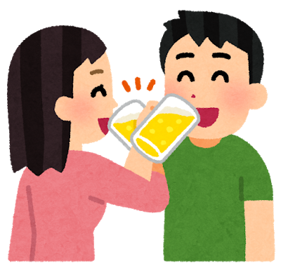 couple_cross_kanpai_beer