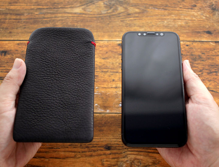iphone6s plus牛革スリーブケース