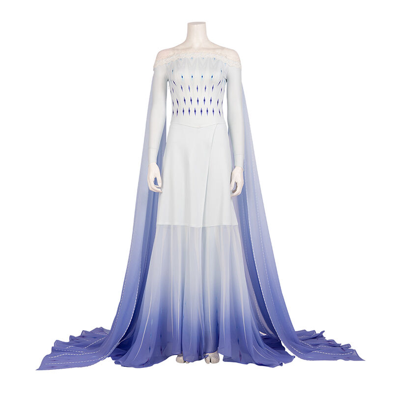 アナと雪の女王2 エルサ Elsa グラデーション ドレス コスプレ衣装