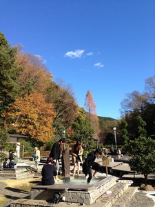あちち独歩の湯景色きれい