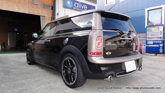 Mini Clubman Cooper Sに Mini専用jblスピーカー取付