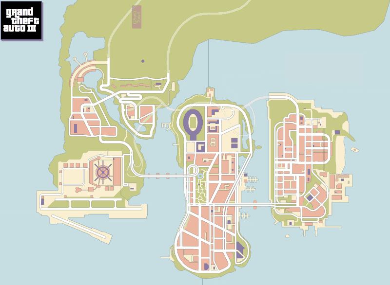 Gta Lcs Map比較 Grand Theft Game S