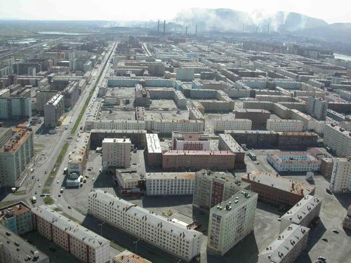 Norilsk-an-industrial-city-in-Siberia-Russia-