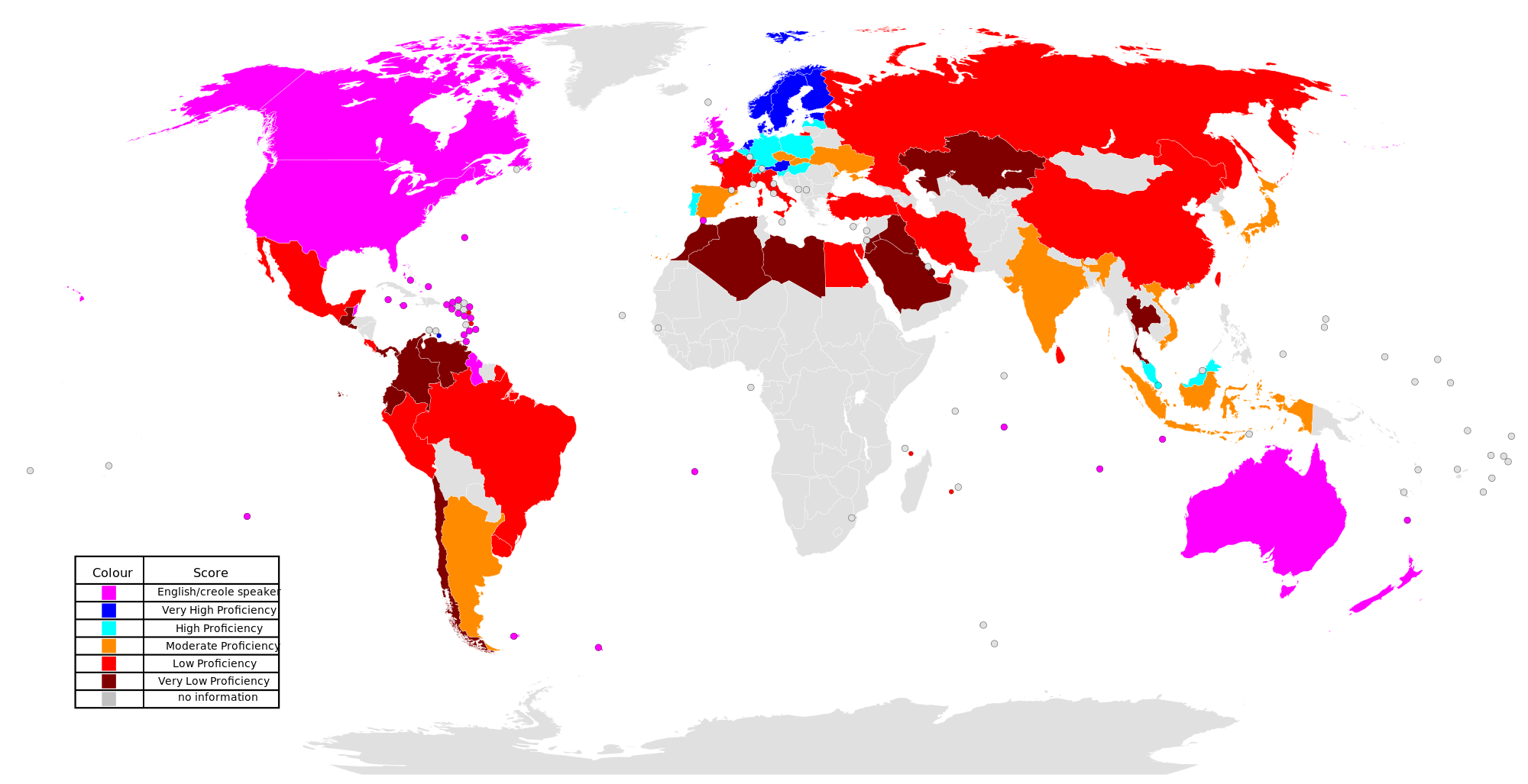 海外 各国の英語能力をもとに色分けした世界地図 これをどう思う 海外の反応 海外の万国反応記 海外の反応 海外 各国の英語能力をもとに色分けした世界地図 これをどう思う 海外の反応 海外の万国反応記 海外の反応