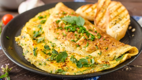 Omelette fromage
