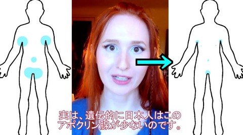 日本人 体臭 少ない 海外 欧米