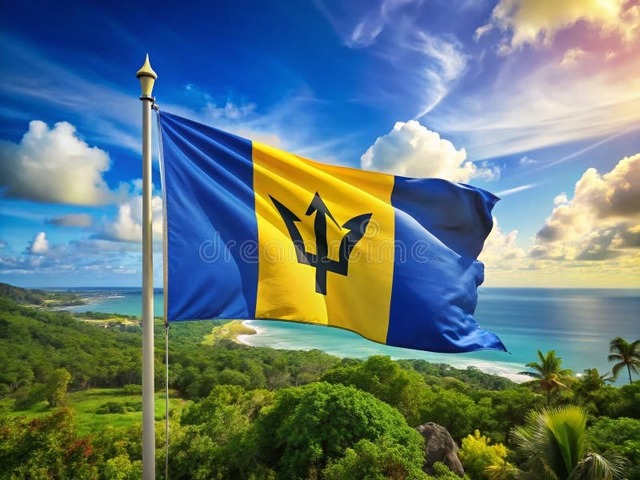 majestic-barbados-flag-flutterin