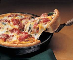 deep dish pizza