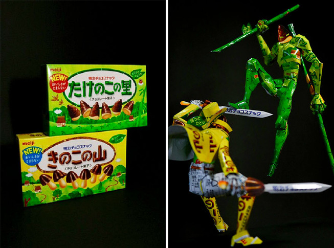 Japanese-artist-turns-packaging-into-amazing-sculptures
