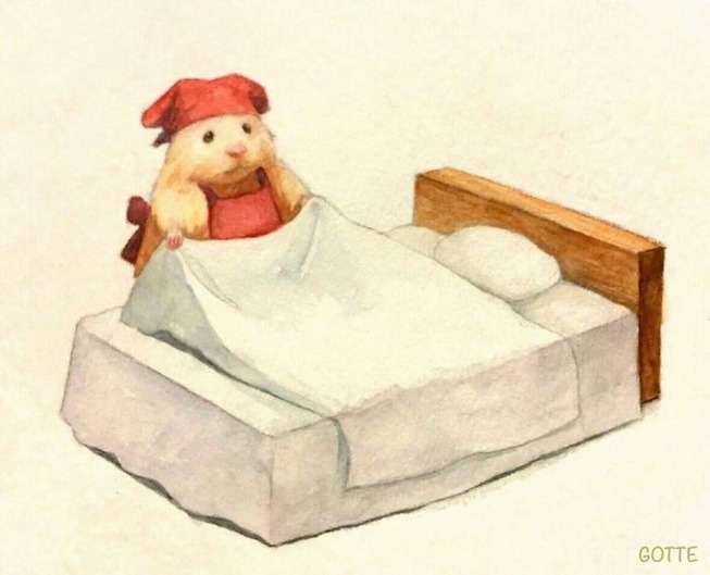 Artist-typical-life-of-a-Japanese-hamster-very-cute