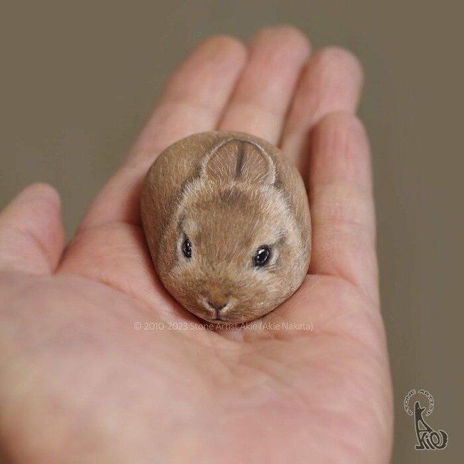 Japanese-artist-turns-rocks-into-cute-little-animals-New-Pics