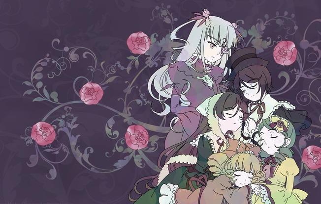 Wallpaper-pattern,-sleep,-rozen-maiden,-red-roses-