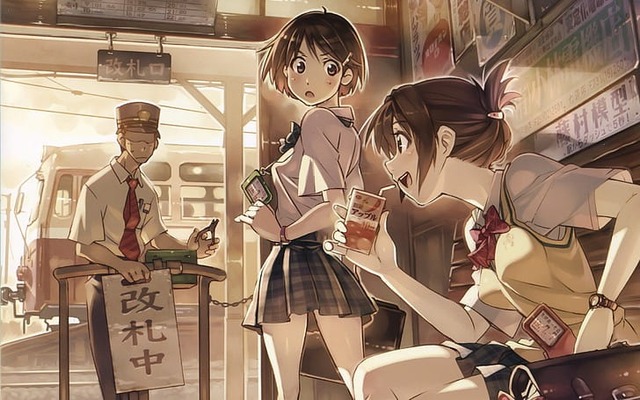 tie-skirts-short-hair-open-mouth