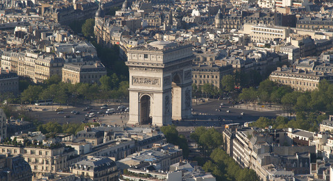 the Arch De Triomphe in Paris