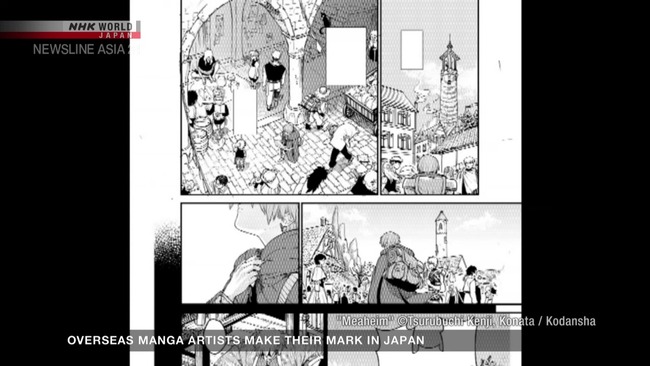 Overseas manga artists make their mark in Japan