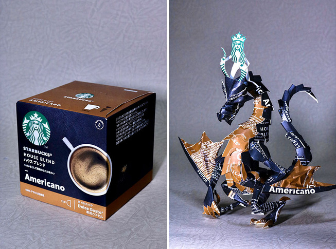 Japanese-artist-turns-packaging-into-amazing-sculptures