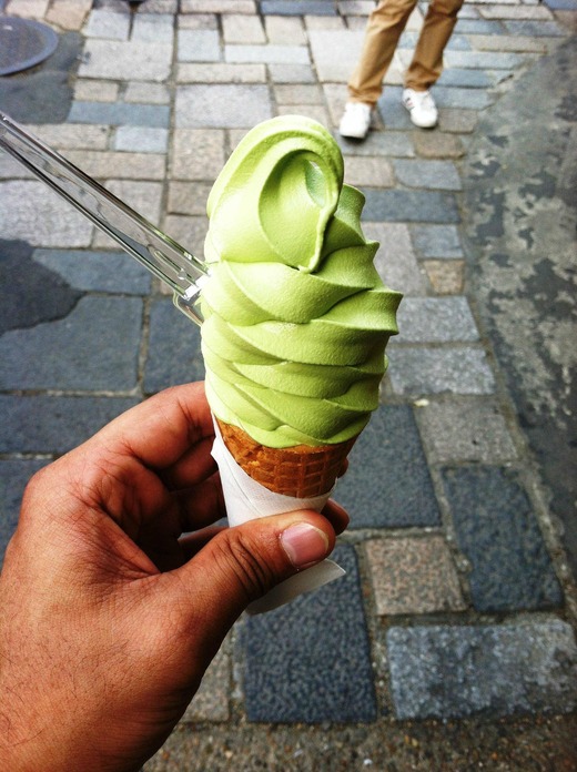 21 - Green tea icecream Yumm