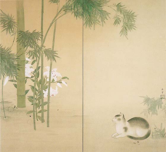 5-Bamboo-and-Cat-Hishida-Shunso