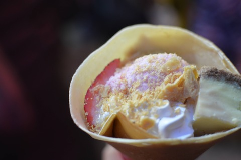 29 - Strawberry Cheesecake crepe in Harajuku