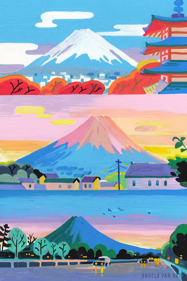 Capturing-the-Beauty-of-Japan-with-Acrylic-Markers