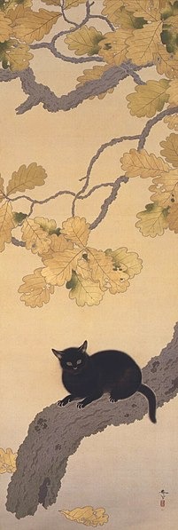 201px-Kuroki_Neko_by_Hishida_Shu