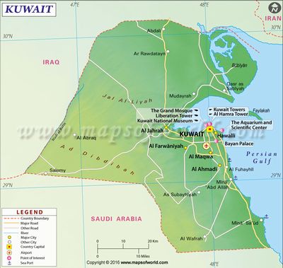 map-of-kuwait