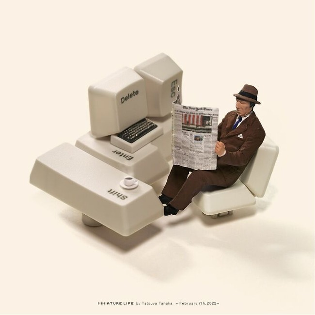 Meet-the-small-and-creative-world-of-artist-Tatsuya-Tanaka
