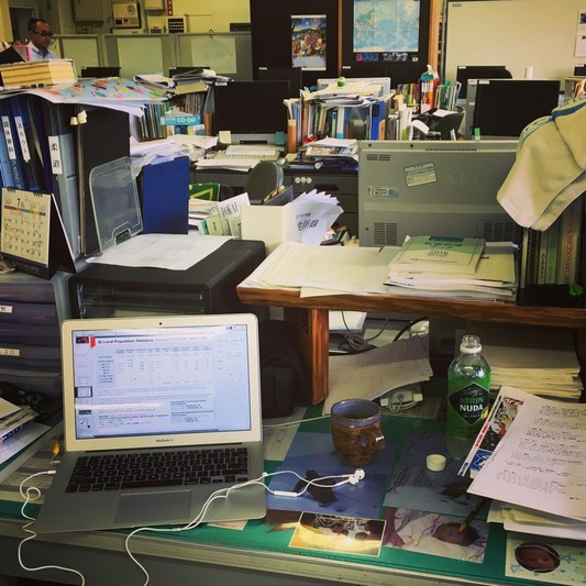 15 - At work I have a desk