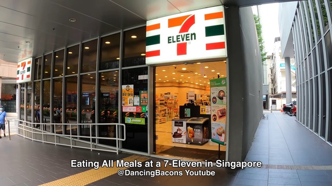 Eating All Meals at a 7-Eleven in Singapore