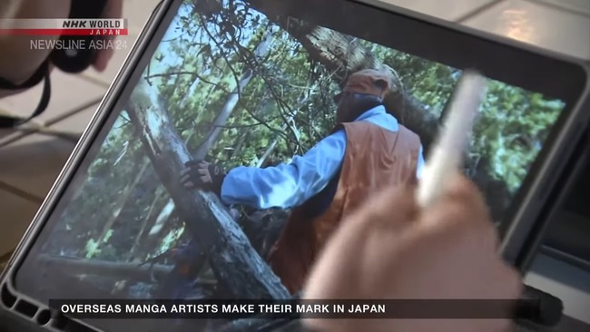 Overseas manga artists make their mark in Japan