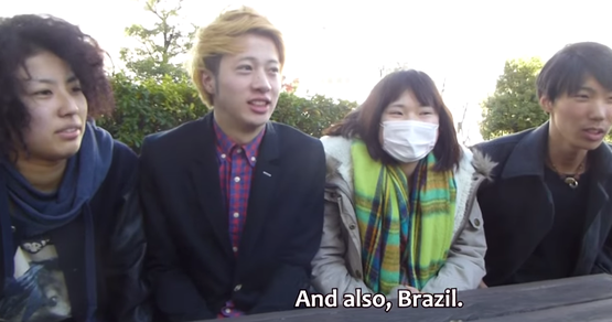 外国人像　日本の学生にインタビュー