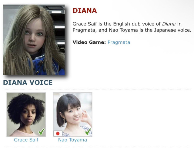 プラグマタの白人少女の声優が黒人なんだが…これOKなの?