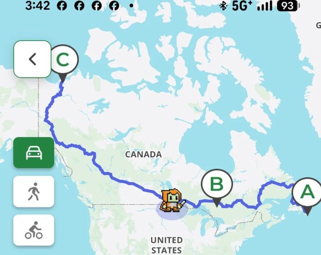 longest fastest route