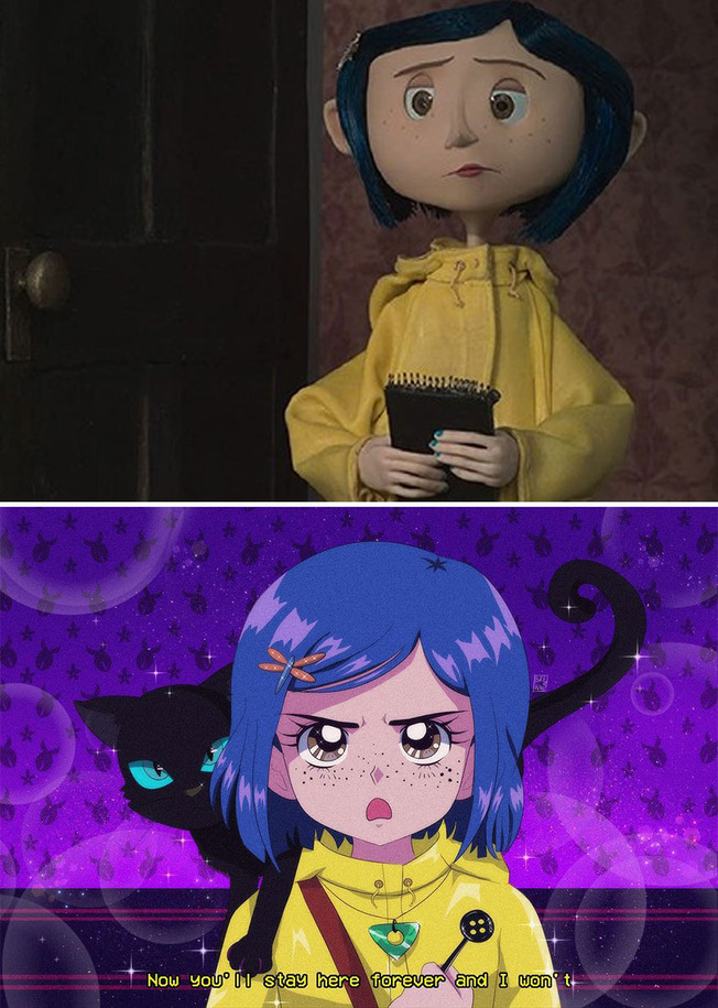 Mexican-illustrator-turns-characters-anime