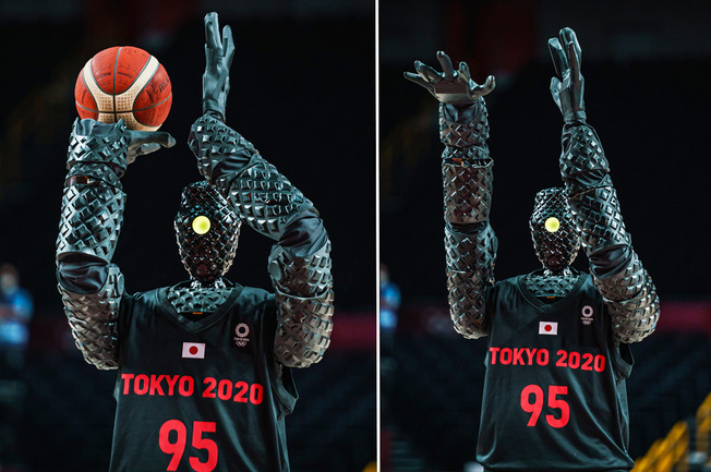 Tokyo-Olympics-2021-Basketball-throwing-robot-by-Toyota
