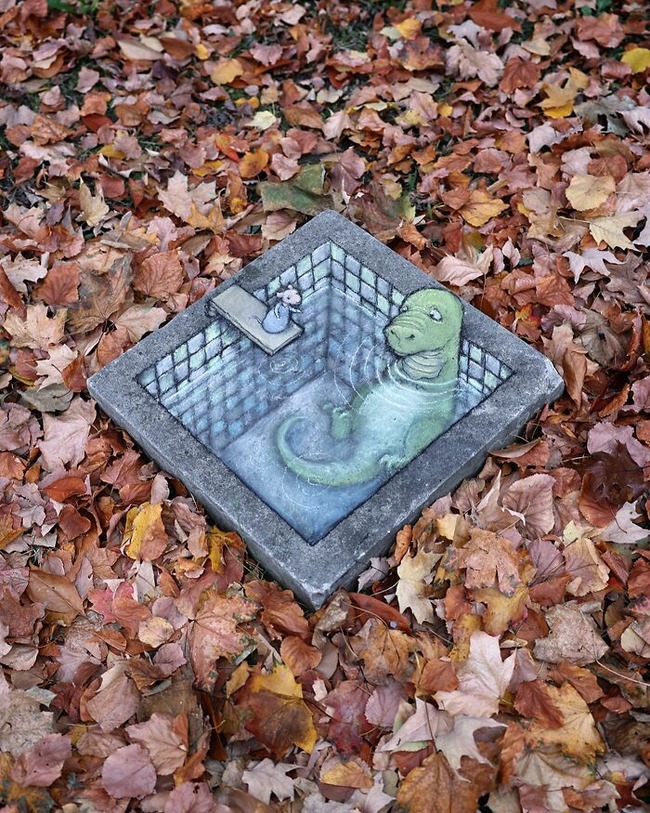 ephemeral-art-of-chalk-David-Zinn-extracts-life-from-the-streets