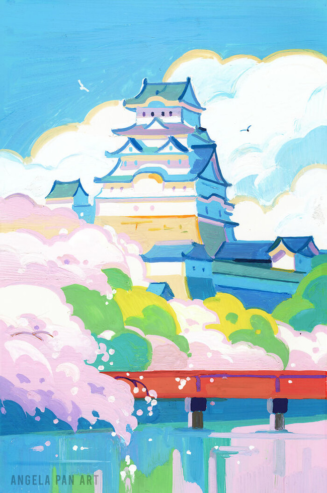 Capturing-the-Beauty-of-Japan-with-Acrylic-Markers