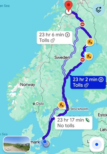 longest fastest route
