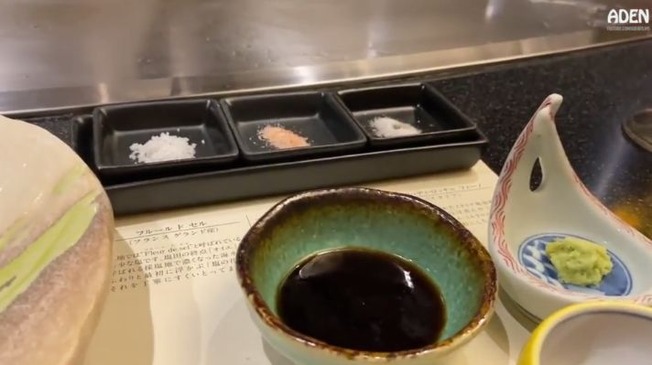 Wagyu steak at a high-end place in Japan