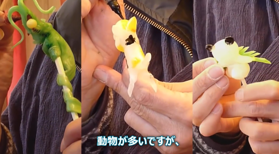 飴細工師職人 海外の反応
