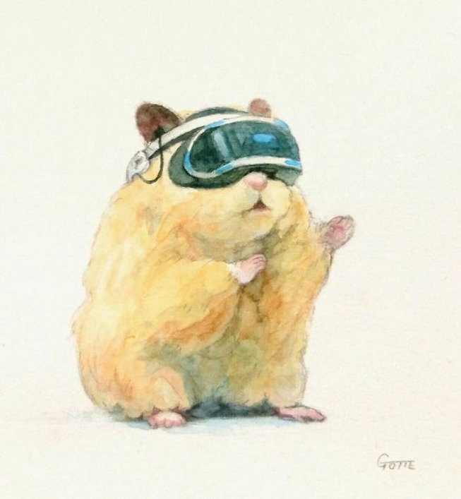 Artist-typical-life-of-a-Japanese-hamster-very-cute