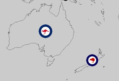 ニュージーランド＆オーストラリア空軍　ロゴ